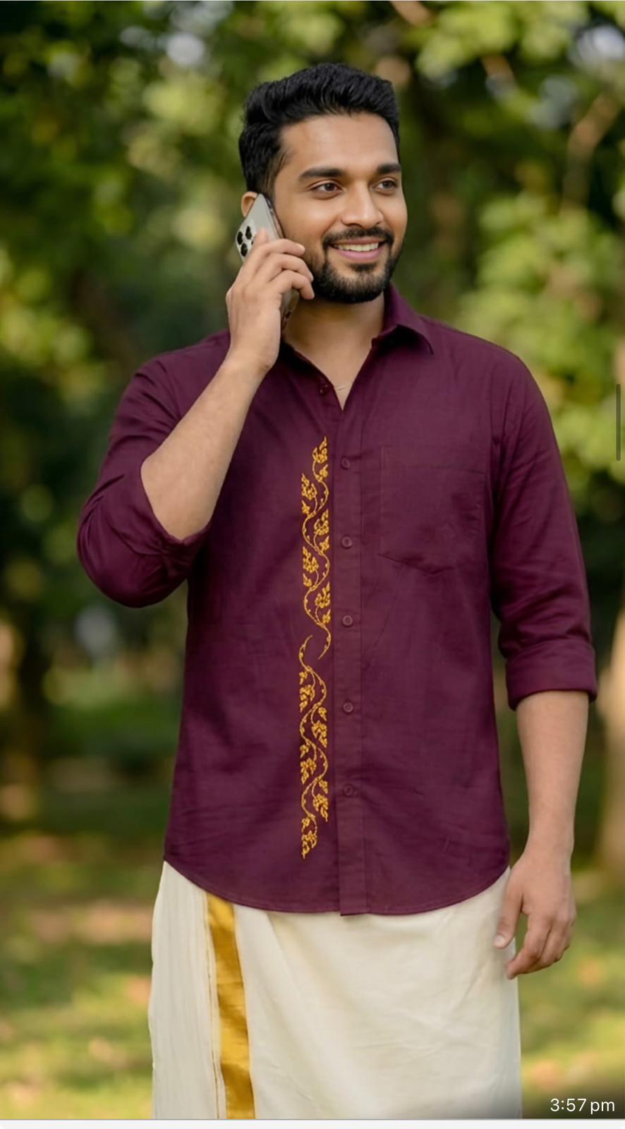 Advaith Men’s Ethnic Shirt